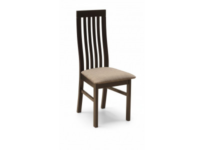 Set vun 2 Stécker Massivholzstull fir d'Iesszëmmer, designéiert Iesszëmmerstill.