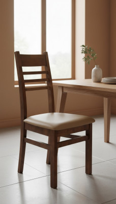Sessel Stull Design Holz Polster Modern Still Gastro Iesszëmmer 100% Lieder