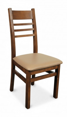 Sessel Stull Design Holz Polster Modern Still Gastro Iesszëmmer 100% Lieder