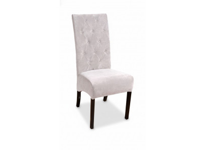 Set vun 8 Chesterfield Designer Massivholz Stull Iesszëmmerstull Designer Polster