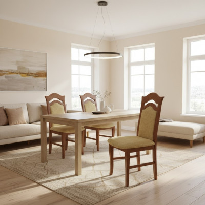 Design 6x Still Grupp Set Gastro Nei Iesszëmmer Stull Garnitur Fauteuil