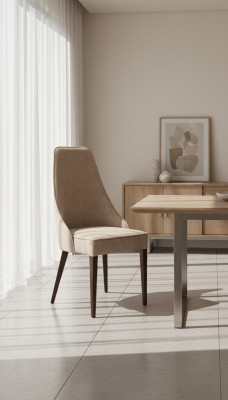 Set vu 6x Designer Still Lieder Lehnstill Still Gastro Iesszëmmer Holz Polster