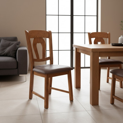 Lehn Stull Massiv Holz Fauteuil Holz Stoff Polster Still Gastro Design Iesszëmmer