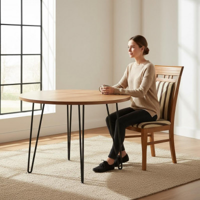 Design Stull Set 4x Sesselen Holz Textil Polster Stillen Gastro Stof Iesszëmmer