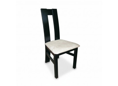 Design Set 4x Sëtz Stull Holz Textil Polster Stull Gastro Iesszëmmer Stoff
