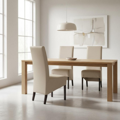 Design Still, Polsterset 2x Still, Holz Still, Gastro Iesszëmmer, Nei