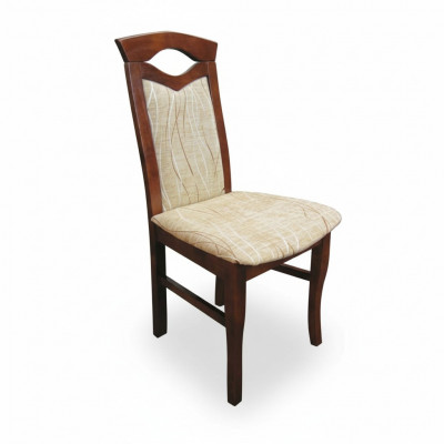 Sëtzkëssen Stull Design Holz Textil Polster Gastronomie Iesszëmmer Stoff Still Lenstull