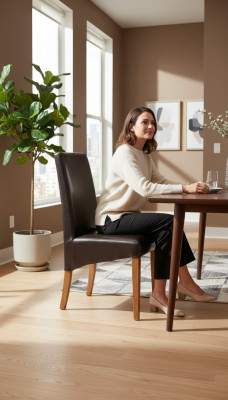 Fautuell Stull Design Holz Modern Gepolstert Stillen Gastro Iesszëmmer