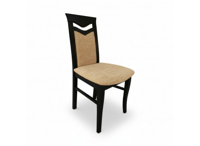 Set vu 2x Stullen Design Holz Stoffer Polster Stull fir Gastronomie Iesszëmmer Textil