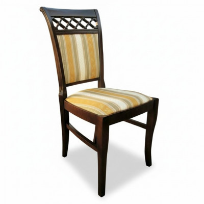 Set 6x Still Stull Designer Holz Stoff Polster Stiller Gastro Iesszëmmer Textil