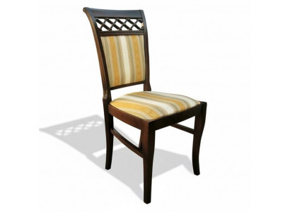 Set vu 8 Sëtz Sëtz Designer Holz Stoff Polster Sëtzer Gastro Iesszëmmer Textil
