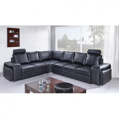 Ecksofa Wunnlandschaft Polster Ecksofa Couch Sëtz Garnitur Modern Lieder