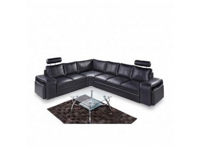Ecksofa Wunnlandschaft Polster Ecksofa Couch Sëtz Garnitur Modern Lieder