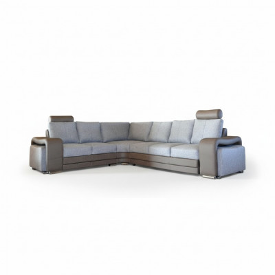 L-Form Stoff Eckcouch Wunnlandschaft Polster Eck Sofa Canapé Sëtz Garnitur