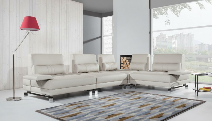 Eckcouch Wunnlandschaft Polster Eck Sofa Sëtz Garnitur Modern 100% Lieder Canapé