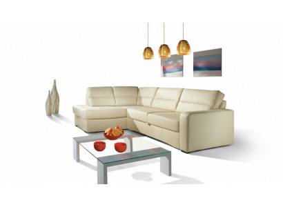 Ecksofa Wunnlandschaft Eck 100 % Lieder Sofa Sëtz Garnitur Modern.