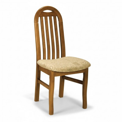 Set vu 4x Stull Sëtz Design Holz Textil Polster Gastro Stull Iesszëmmer Stoff