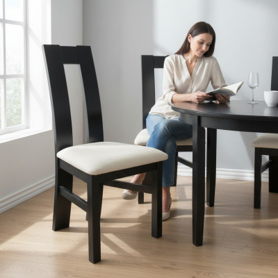 Fauteuil Holz Lehn Iesszëmmer Stull Lieder Polster Still Grupp Gastro Set 20x Nei