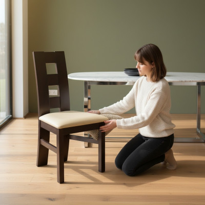 Design 2x Gruppe Stull gepolstert Iesszëmmer Stull Set Fotell Gastro