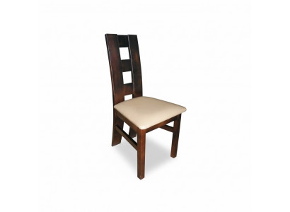 Set vu 4x Iesszëmmer Lieder Iesszëmmerstull Fauteuil Massivholz Polstersëtzt.