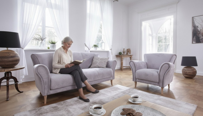 Modernen Design Relax Still Polstersessel 1 Sëtz Couch Sofa Wunnzëmmer