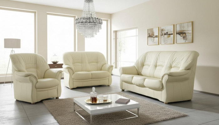 Design Relax Canapéen Couch Polster Dreisëtzer Canapéen Kënschtläder Canapé