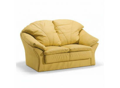 Design Zweisitzer Sofa Couch Polster Modern Couchen Kënschtlechen Lieder Sofa