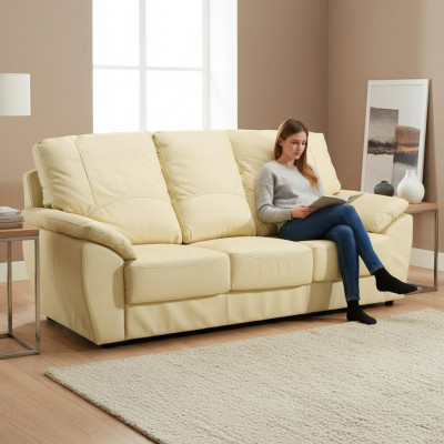 Sofagarnitur Echtlieder Sofa Couch 3+2 Sëtz Modernen Design Polsters Garnitur