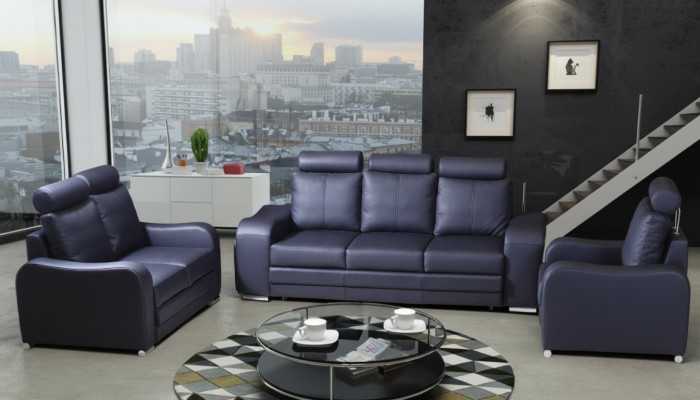 Sofagarnitur 3+1+1 Sëtz Set Design Sofa Polster Couchen Lieder Couch