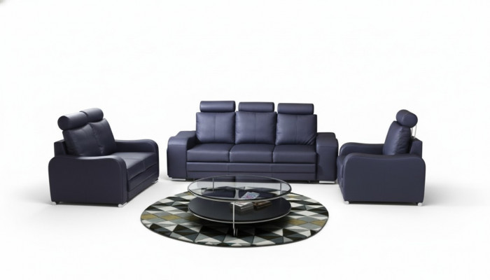 Sofagarnitur 3+1+1 Sëtz Set Design Sofa Polster Couchen Lieder Couch