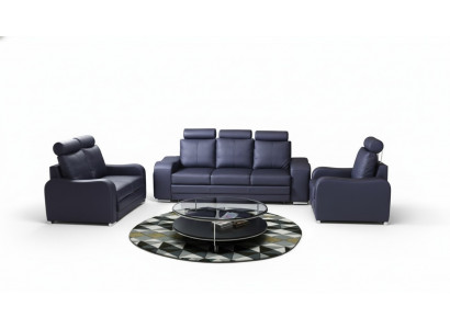 Sofagarnitur 3+1+1 Sëtz Set Design Sofa Polster Couchen Lieder Couch