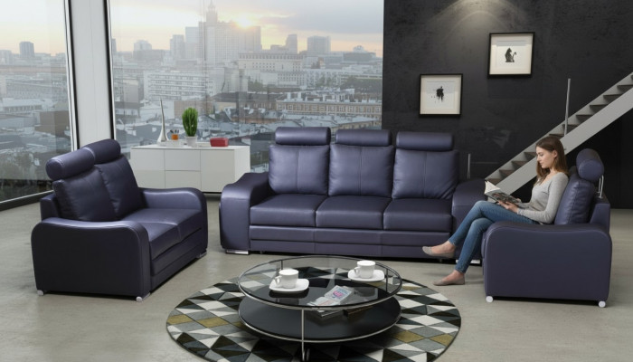 Sofagarnitur 3+1 Sëtzer Set Design Sofas Polster Couchen Lieder Relax