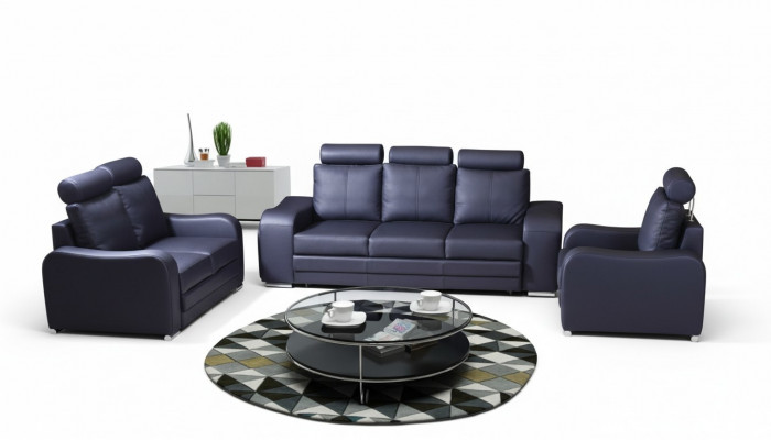 Modern Wunnzëmmer Komplett Garnitur 3+2 Couch Sofagarnitur Sëtz Polster