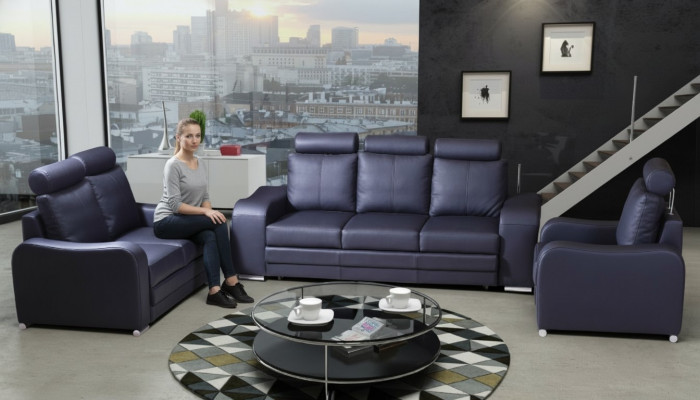 Design Zweisitzer Canapé Couch Polster Modern Couchen Canapé 2 Sëtzer