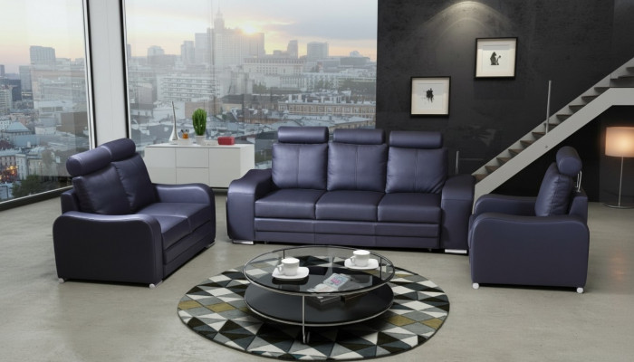 Design Zweisitzer Canapé Couch Polster Modern Couchen Canapé 2 Sëtzer