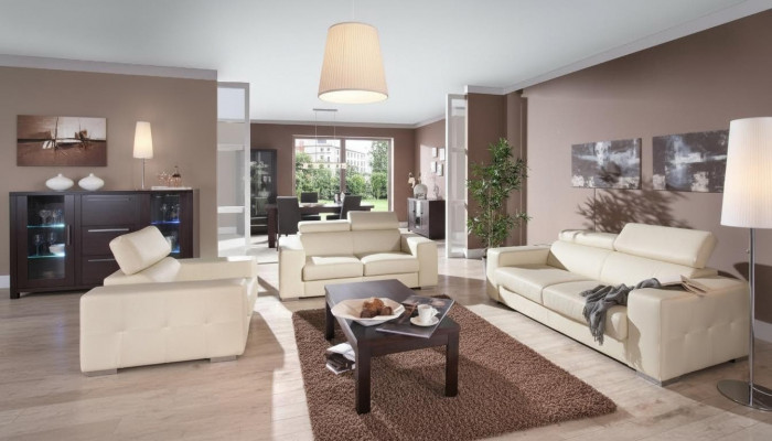 Modern Sofagarnitur Wunnzëmmer Komplett Garnitur 3+2+1 Canapé Sëtz