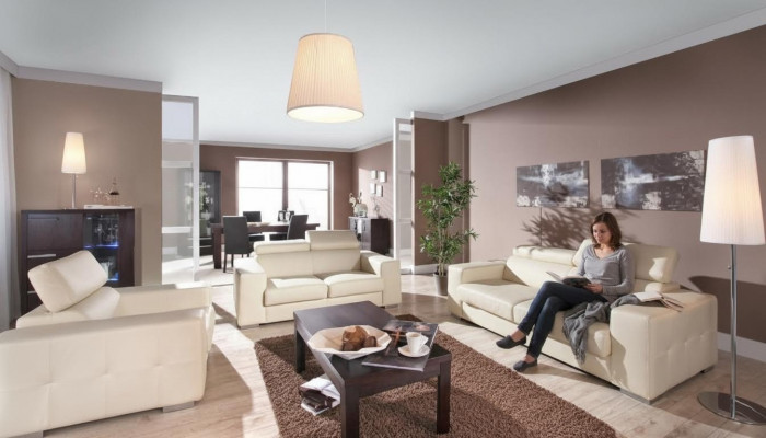 Sofagarnitur 3+1 Sitz Set Design Sofas Gepolstert Couchen Lieder Deko Relax