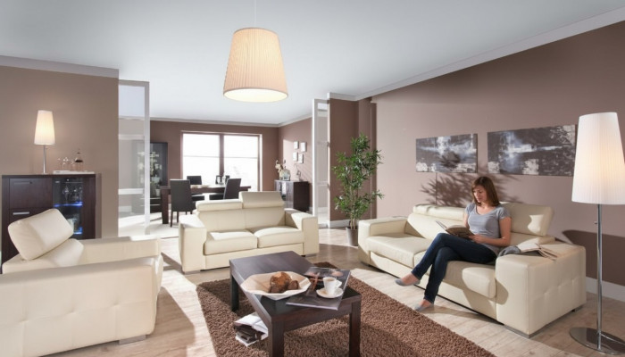 Echtdreem Sofa Canapé Sofagarnitur 3+2 Sëtz Modernen Design Polster Garnitur