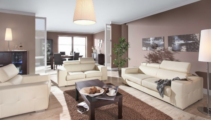 Echtdreem Sofa Canapé Sofagarnitur 3+2 Sëtz Modernen Design Polster Garnitur