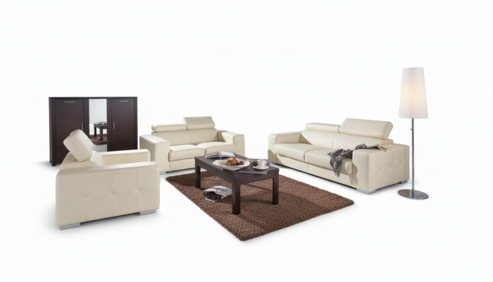 Sofa 2 Sëtzer Design Sofae Polster Couchen Lieder Relax Modern Zweisëtzer