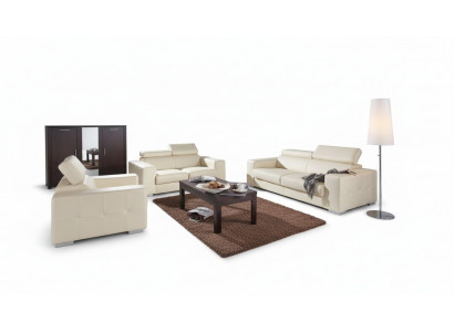 Sofa 2 Sëtzer Design Sofae Polster Couchen Lieder Relax Modern Zweisëtzer