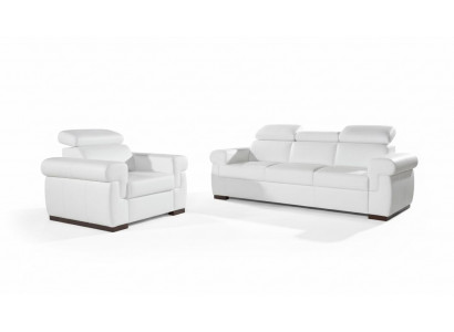 Moderne Wunnzëmmer Komplett Garnitur 3+1+1 Couch Sofagarnitur Sëtz Këssen Nei