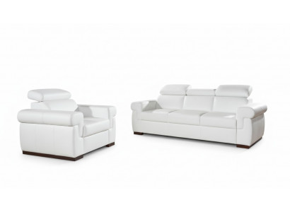 Echtlieder Sofagarnitur 3+1 Sëtz Modern Sofa Couch Design Polster Garnitur Set