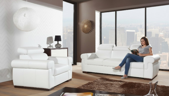 Canapé 3 Sëtzer Design Canapéë Polsterssëtz Canapéë 100% Lieder Entspanen Modern
