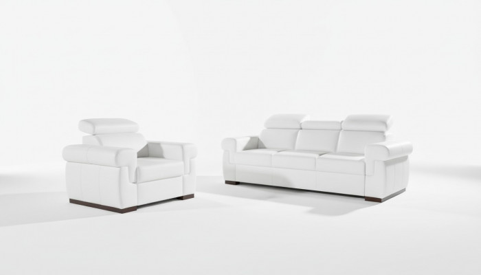 Sofa 2 Sëtzer Design Sofas Polster Modern Sëtz Stoff Lieder Zweisëtzer Nei