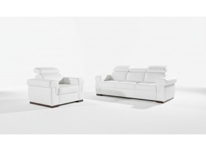 Sofa 2 Sëtzer Design Sofas Polster Modern Sëtz Stoff Lieder Zweisëtzer Nei