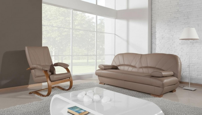 Canapé 3 Sëtz Design Canapéen Polstersofas Lieder Modern Relax Dräisëtzer