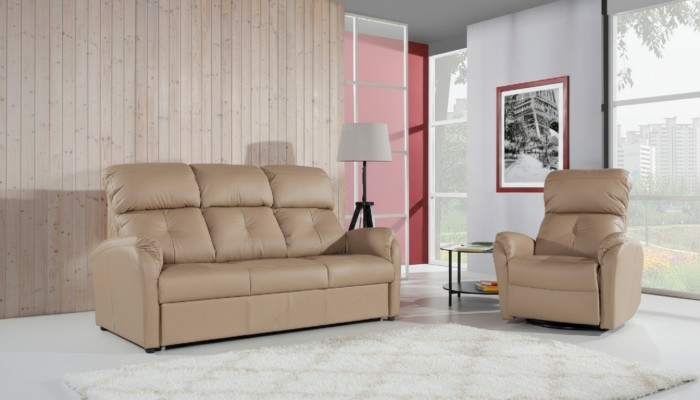 Sëtzgrupp 3+1+1 Sëtzer Set Design Sofae Polster Couchen Relax Lieder