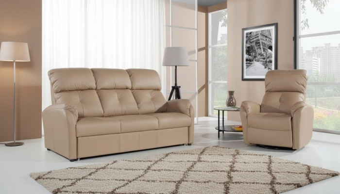Design Sofa 3 Sëtzer Sofa Polstersofa Dräisëtzer Modern Couchen