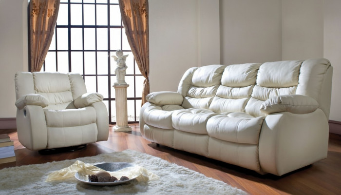 Verstellbar Sofagarnitur Elektrësch Lieder Foussstëtzen Couch Sofa Kino